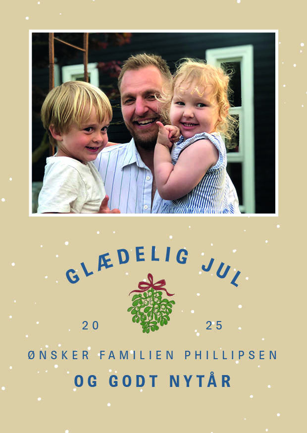 Julekort - Familien Phillipsen Julekort